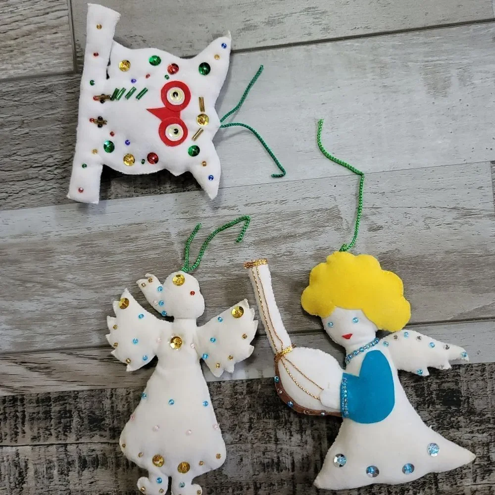 Handmade Felt Christmas Ornaments